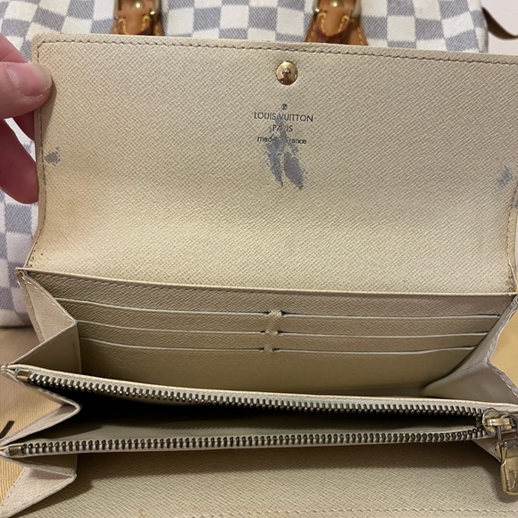 Louis Vuitton Damier Azur Speedy 30 with matching wallet - Picture 10 of 13